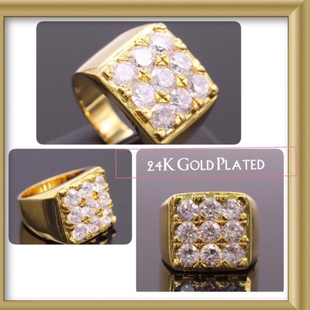 GOLD plated Nugget Ring